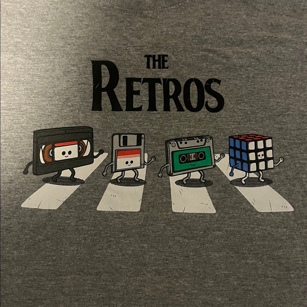 The Retros Graphic Tee - Gray